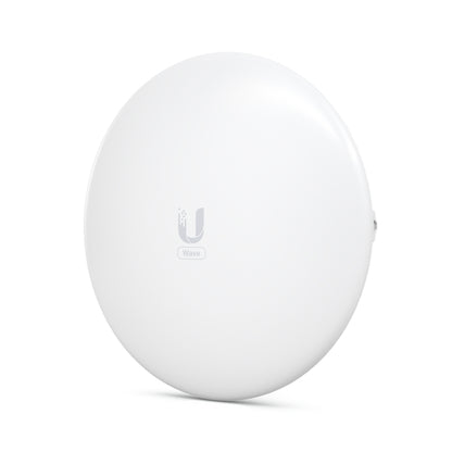 Ubiquiti - Wave-Nano-EU - 60 GHz PtMP station, Max. total throughput: 2 Gbps (1.5 Gbps duplex), 5 GHz weatherproof backup radio (Max. throughput: 800 Mbps), (1) GbE RJ45 port, Integrated GPS & Bluetoo [Wave-Nano-EU]