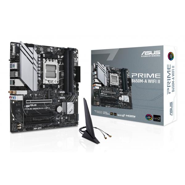 ASUS MB AMD B650, PRIME B650M-A WIFI II, AM5, 4DDR5, WIFI, MATX [PRIME B650M-A WF II]