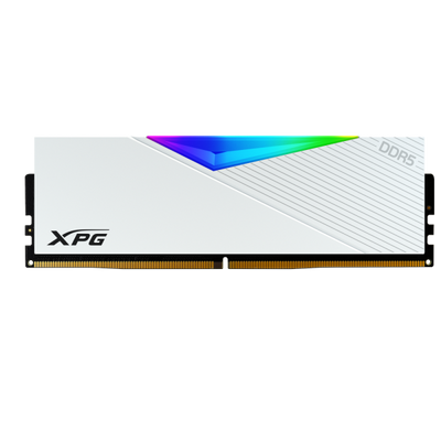 ADATA RAM GAMING LANCER RGB 16GB DDR5 7200MHZ 1,4V WHITE [AX5U7200C3416G-CLARW]