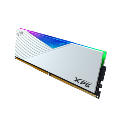 ADATA RAM GAMING LANCER RGB 16GB DDR5 7200MHZ 1,4V WHITE [AX5U7200C3416G-CLARW]