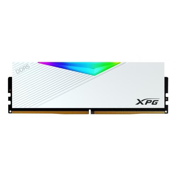 ADATA RAM GAMING LANCER RGB 16GB DDR5 7200MHZ 1,4V WHITE [AX5U7200C3416G-CLARW]