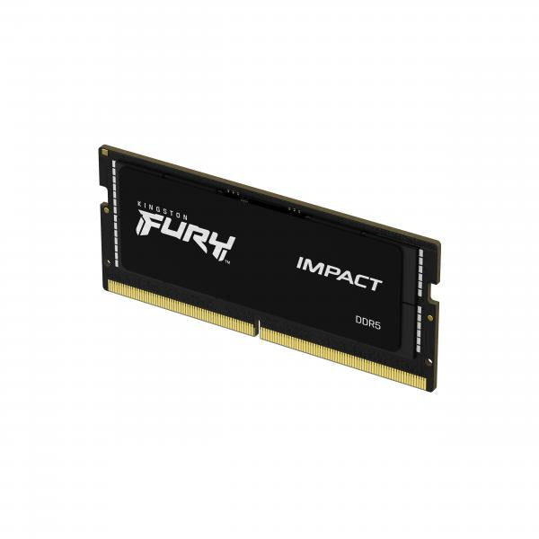 Kingston FURY 64GB - 2 x 32 GB - DDR5 - 262-pin SO-DIMM - Black [KF556S40IBK2-64]
