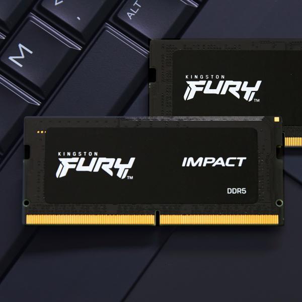 Kingston FURY 64GB - 2 x 32 GB - DDR5 - 262-pin SO-DIMM - Black [KF556S40IBK2-64]