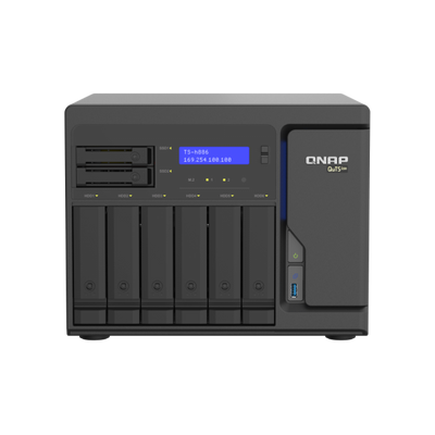 QNAP TS-h886 NAS Tower Collegamento ethernet LAN Nero D-1602 [TS-H886-D1602-8G]