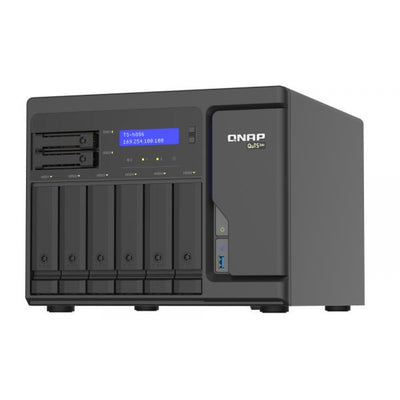 QNAP TS-h886 NAS Tower Collegamento ethernet LAN Nero D-1602 [TS-H886-D1602-8G]