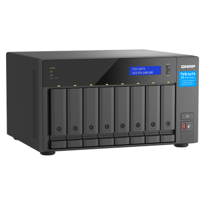 QNAP TVS-h874 NAS Tower Intel Core i7 32 GB DDR4 0 TB QuTS hero Nero [TVS-H874-I7-32G]