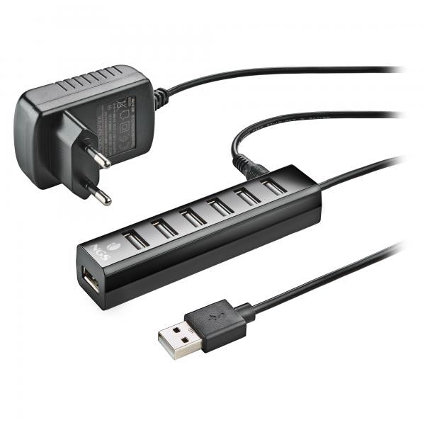 NGS HUB USB 2.0 7 PORTE CON ADATTATORE DI ALIMENTAZIONE [IHUB7TINY]
