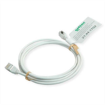 ROLINE GREEN CAVO DI RETE U/FTP DATACENTER PATCHCORD CAT.6A/CLASS EA, LSOH/TPE, SLIM, GRIGIO, 0.5M [21.44.3302]