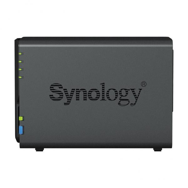 SYNOLOGY NAS TOWER 2BAY 2.5"/3.5" HDD SATA CPU Realtek RTD1619B + 2Gb Ram DDR4 + 1x Gigabit + x3 USB [DS223]