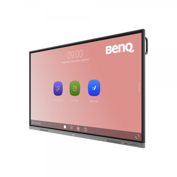 BenQ RE9803 Pannello piatto interattivo 2,49 m (98") LED 400 cd/m 4K Ultra HD Nero Touch screen Processore integrato Android 11 18/7 [9H.F92TC.DE2]