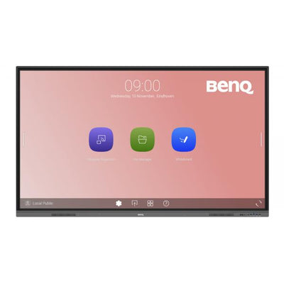 BenQ RE9803 Pannello piatto interattivo 2,49 m (98") LED 400 cd/m 4K Ultra HD Nero Touch screen Processore integrato Android 11 18/7 [9H.F92TC.DE2]