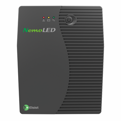 Elsist NemoLED 160 gruppo di continuità (UPS) A linea interattiva 1,6 kVA 600 W 4 presa(e) AC [EL-NEMOLED160]