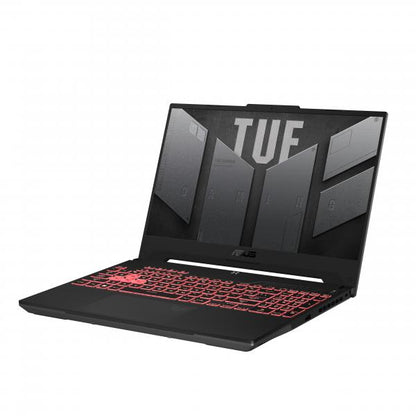 ASUS TUF Gaming F15 FX507ZC4-HN105W Intel Core i7 i7-12700H Computer portatile 39,6 cm (15.6") Full HD 16 GB DDR5-SDRAM 512 GB SSD NVIDIA GeForce RTX 3050 Wi-Fi 6 (802.11ax) Windows 11 Home Nero, Grigio [90NR0GW2-M008R0]