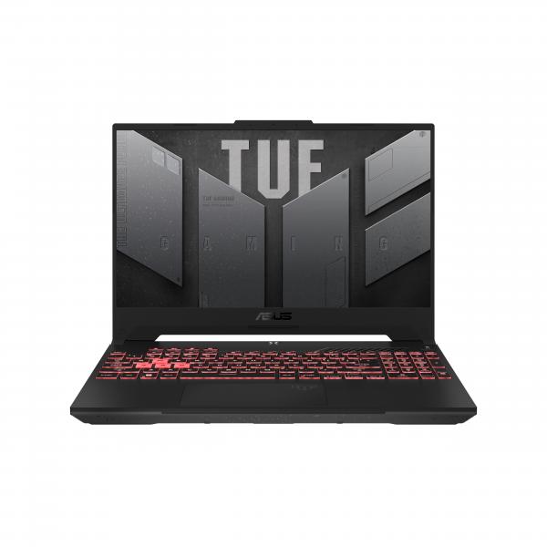ASUS TUF Gaming F15 FX507ZC4-HN105W Intel Core i7 i7-12700H Computer portatile 39,6 cm (15.6") Full HD 16 GB DDR5-SDRAM 512 GB SSD NVIDIA GeForce RTX 3050 Wi-Fi 6 (802.11ax) Windows 11 Home Nero, Grigio [90NR0GW2-M008R0]