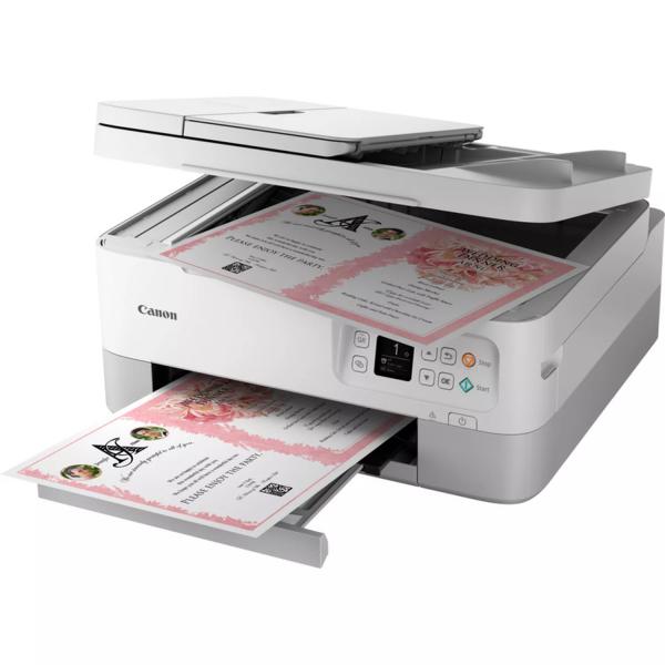 CANON MULTIFUNZIONE INK A4 COLORE, PIXMA TS7451i, 13PPM, FRONTE/RETRO, ADF, USB/WIFI, 3 IN 1, BIANCA [5449C026]