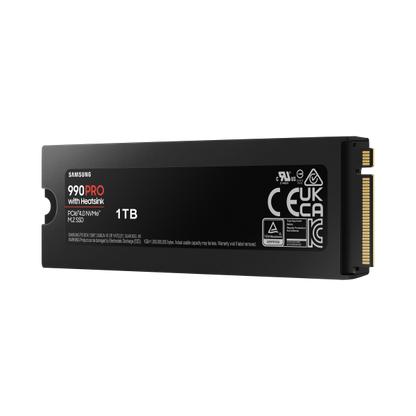 Samsung 990 PRO 1TB - M.2 - Heatsink PCIe 4.0 NVMe [MZ-V9P1T0CW]