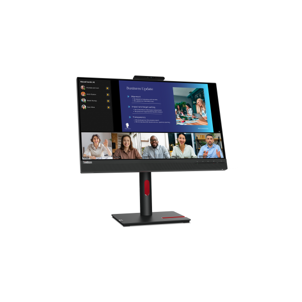 LENOVO MONITOR 23,8 LED IPS 16:9 FHD 4MS 250 CDM, PIVOT, VGA/DP/HDMI, WEBCAM, MULTIMEDIALE, T24V-30 [63D8MAT3EU]