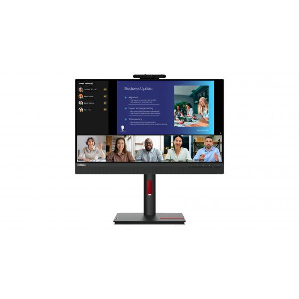 Lenovo ThinkVision T24v-30 - 23.8 inch - Full HD IPS LED Monitor - 1920x1080 - Pivot / HAS / Webcam [63D8MAT3EU]