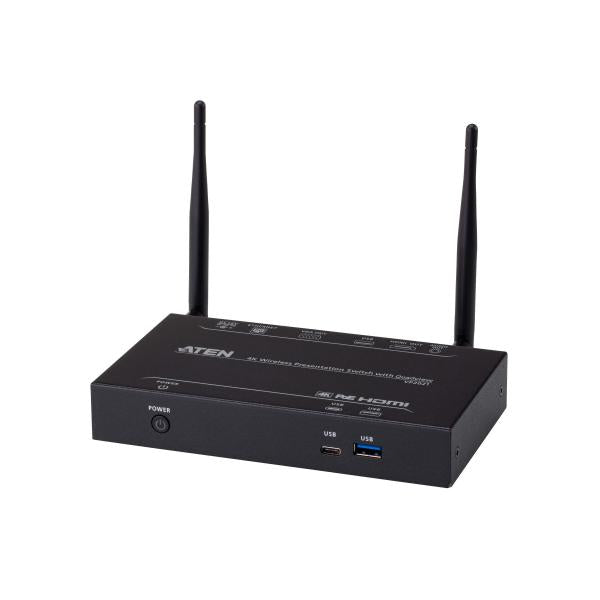 ATEN - 4K Wireless Presentation Switch with Quad View / Ethernet (WebGUI) Control - PROMO FINO AD ESAURIMENTO SCORTE [VP2021-AT-G]