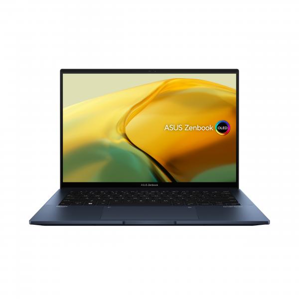 ASUS Zenbook 14 OLED UX3402ZA-KN278W Intel Core i7 i7-1260P Computer portatile 35,6 cm (14") Touch screen 2.8K 16 GB LPDDR5-SDRAM 512 GB SSD Wi-Fi 6E (802.11ax) Windows 11 Home Blu [90NB0WC3-M01B80]