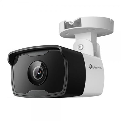 TP-Link - 2MP Outdoor Bullet Network Camera SPEC: H.265+/H.265/H.264+/H.264, 1/3" Progressive Scan CMOS, Color/0.01 Lux@F2.0, 0 Lux with IR, 25fps/30fps (1920x1080,1280x960, 1280x720), PoE, 6 mm Fixe [VIGIC320I(6mm)]