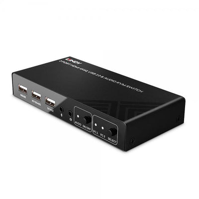 LINDY No. 32809 - Switch KVM HDMI 4K60, USB 2.0 & Audio, 2 Porte [LIN-32809]