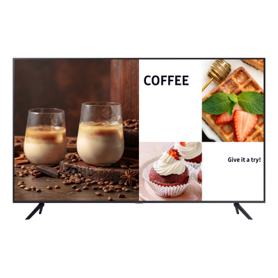 Samsung BE55C-H Pannello piatto per segnaletica digitale 139,7 cm (55") LED Wi-Fi 4K Ultra HD Nero Processore integrato Tizen [LH55BECHLGUXEN]