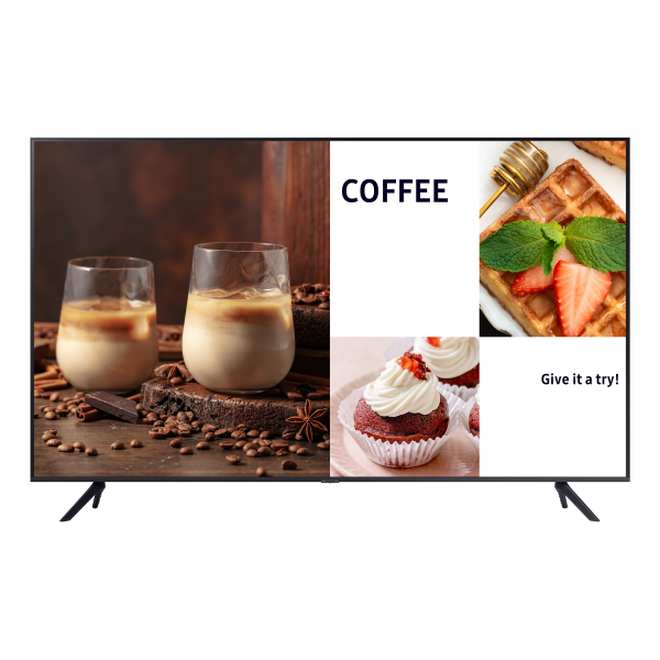Samsung BE55C-H Pannello piatto per segnaletica digitale 139,7 cm (55") LED Wi-Fi 4K Ultra HD Nero Processore integrato Tizen [LH55BECHLGUXEN]
