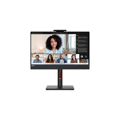 Lenovo ThinkVision T24mv-30 - 24 inch - Full HD IPS LED Monitor - 1920x1080 - Pivot / HAS / RJ45 / USB-C / Webcam [63D7UAT3EU]