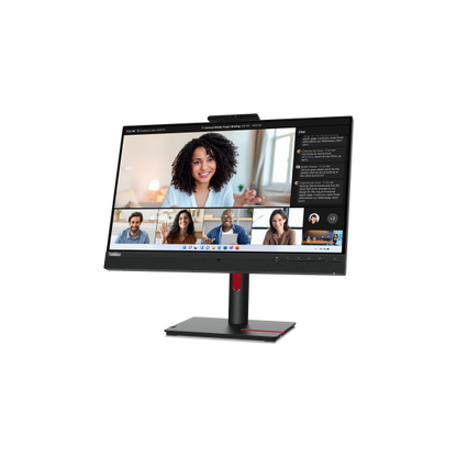 LENOVO MONITOR 23,8 LED IPS 16:9 FHD 6MS 250 CDM, PIVOT, USB-C, WEBCAM, DP/HDMI, MULTIMEDIALE, T24mv [63D7UAT3EU]
