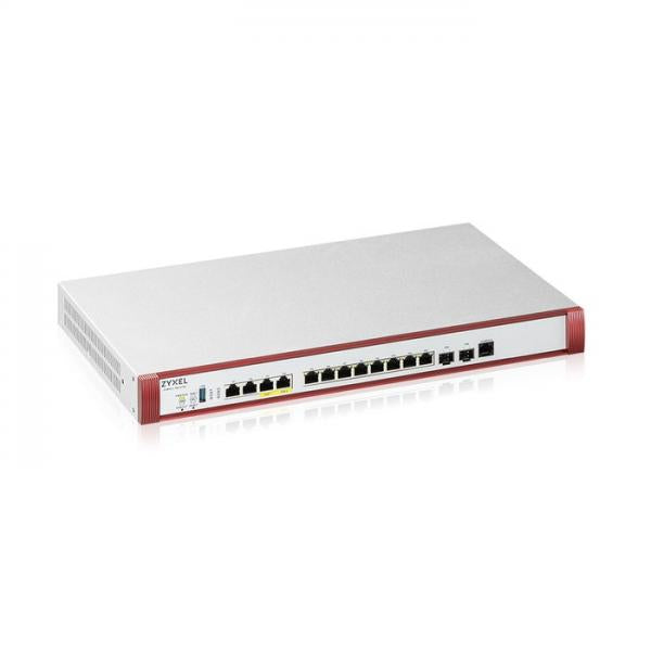 ZYXEL FIREWALL CONS. 1000 UTENTI, BANDA FINO A 15GB, 2P10GPOE+2P2,5GB+8PGB+2PSFP+, LAN/WAN, RACK, 1Y [USGFLEX700H-EU0102F]