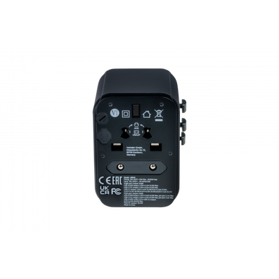 VERBATIM ADATTATORE UNIVERSALE DA VIAGGIO TRAVEL ADAPTER UTA-03 PD30W QC 2XUSB 2XTYPE-C [49545]