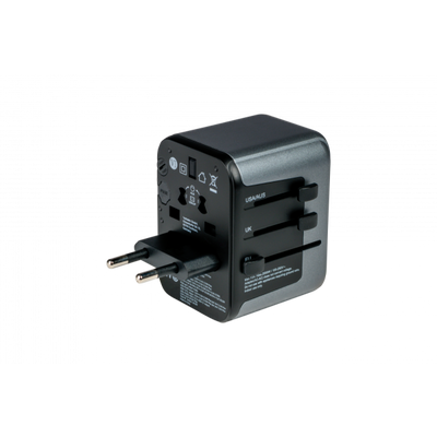VERBATIM ADATTATORE UNIVERSALE DA VIAGGIO TRAVEL ADAPTER UTA-03 PD30W QC 2XUSB 2XTYPE-C [49545]
