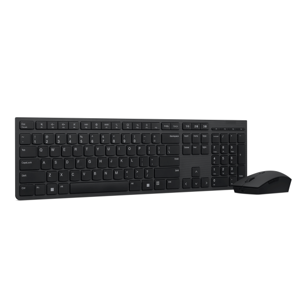 LENOVO COMBO TASTIERA E MOUSE PROFESSIONAL WIRELESS RECHARGEABLE KEYBOARD AND MOUSE LAYOUT ITALIANO [4X31K03951]