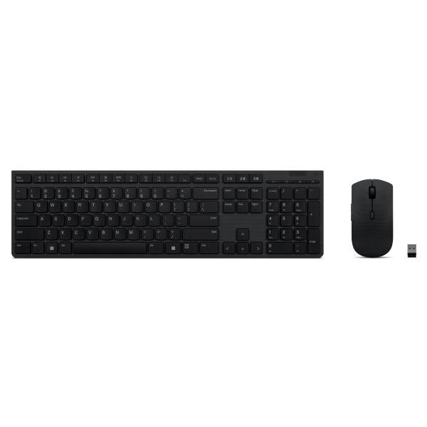 LENOVO COMBO TASTIERA E MOUSE PROFESSIONAL WIRELESS RECHARGEABLE KEYBOARD AND MOUSE LAYOUT ITALIANO [4X31K03951]