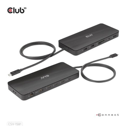 CLUB3D THUNDERBOLT TM 4 CERTIFIED 11-in-1 DOCKING STATION [CSV-1581]