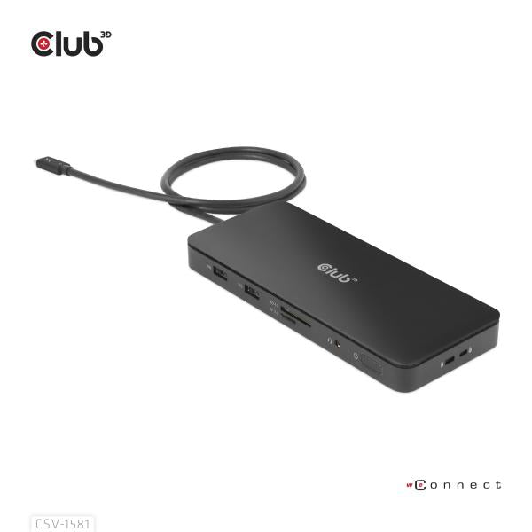 CLUB3D THUNDERBOLT TM 4 CERTIFIED 11-in-1 DOCKING STATION [CSV-1581]