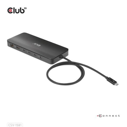 CLUB3D THUNDERBOLT TM 4 CERTIFIED 11-in-1 DOCKING STATION [CSV-1581]