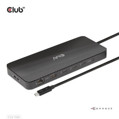 CLUB3D THUNDERBOLT TM 4 CERTIFIED 11-in-1 DOCKING STATION [CSV-1581]