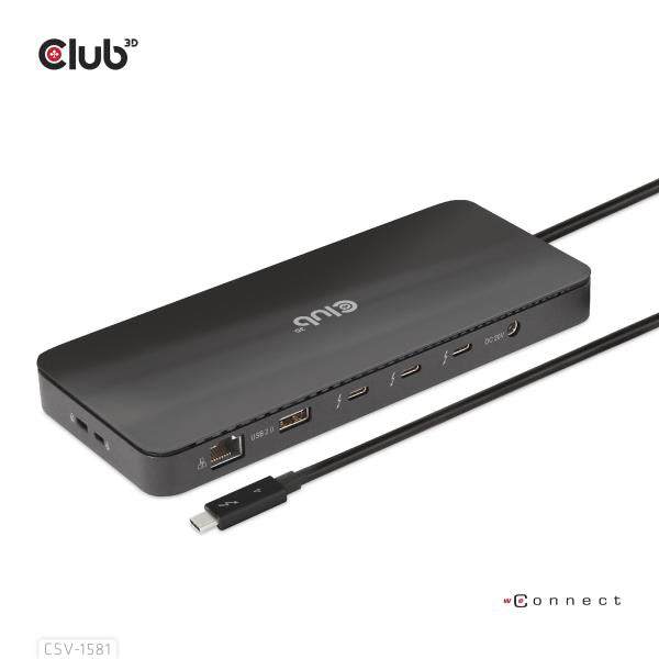 CLUB3D THUNDERBOLT TM 4 CERTIFIED 11-in-1 DOCKING STATION [CSV-1581]