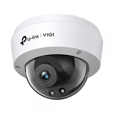 TP-Link - 2MP Dome Network Camera SPEC:H.265+/H.265/H.264+/H.264, 1/3" Progressive Scan CMOS, Color/0.01 Lux@F2.2, 0 Lux with IR, 25fps/30fps (1920x1080,1280x960, 1280x720), PoE, 4 mm Fixed Lens, IK10 [VIGIC220I(4mm)]