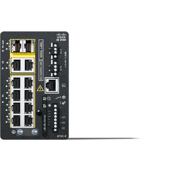 Cisco Systems IE3100 w/8GE Copper - 2GE Combo - Fixed sys - Network Essentials [IE-3100-8T2C-E]