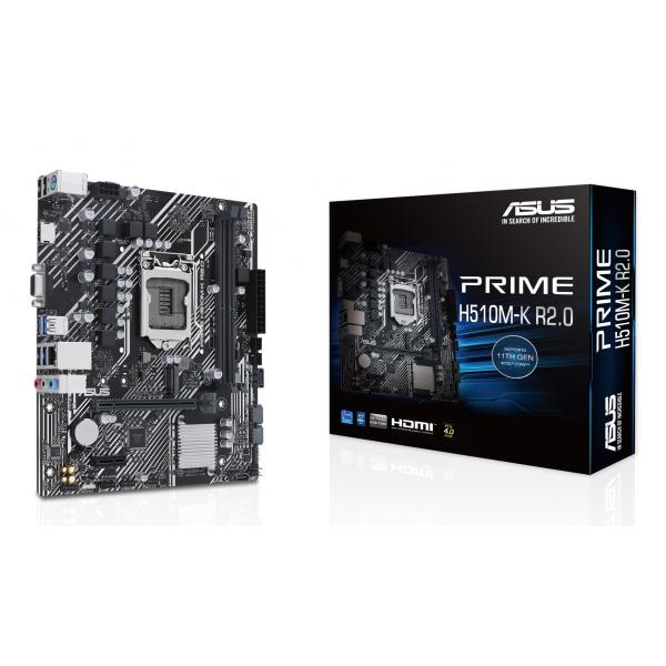 ASUS MB H510, PRIME H510M-K R2.0, LGA1200,H470,M.2,HDMI,VGA [PRIME H510M-K R2.0]