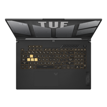 ASUS TUF Gaming F17 FX707VU4-HX051W Intel Core i7 i7-13700H Computer portatile 43,9 cm (17.3") Full HD 16 GB DDR4-SDRAM 1 TB SSD NVIDIA GeForce RTX 4050 Wi-Fi 6 (802.11ax) Windows 11 Home Nero, Grigio [90NR0CS5-M002N0]