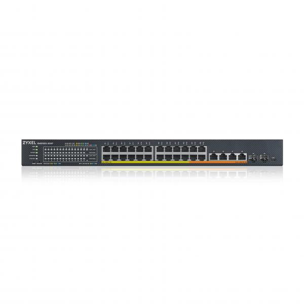Zyxel XMG1930-30HP - 24-port 2.5GbE Smart Managed Layer 2 PoE 700W 22xPoE+/8xPoE++ Switch with 4 10GbE and 2 SFP+ Uplink [XMG1930-30HP-ZZ0101F]