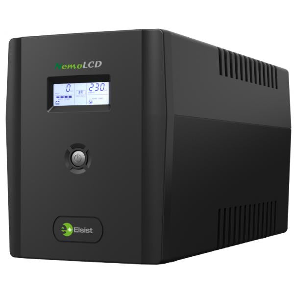 Elsist NemoLCD 120 gruppo di continuità (UPS) A linea interattiva 1,2 kVA 480 W 2 presa(e) AC [EL-NEMOLCD120]