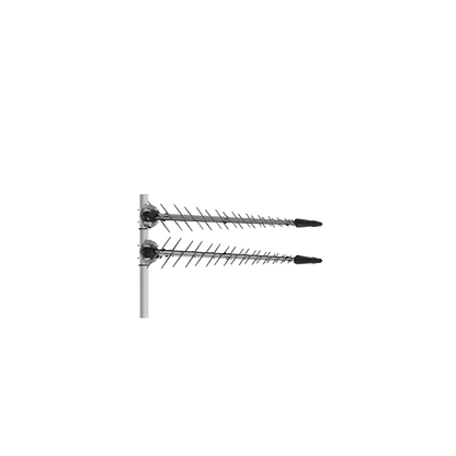 POYNTING - Ultra-Wide Directional Log-Periodic Dipole Array High Gain LTE/5G/WiFi-6E Antenna, 616 - 7200 MHz., 11.5 dBi, N-Type (f) bulkhead [A-LPDA-0500-V1-01]
