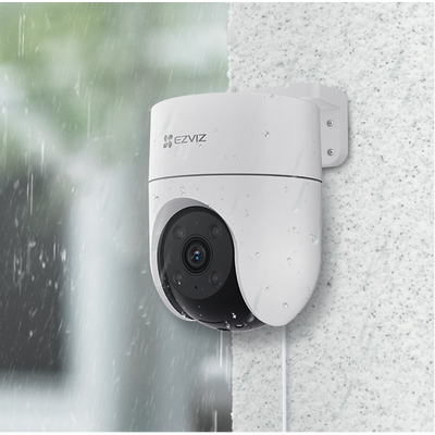 EZVIZ H8C 2K TELECAMERA DA ESTERNO MOTORIZZATA, RISOLUZIONE 3MP,WI-FI 2.4GHZ + ETHERNET. [303102601]