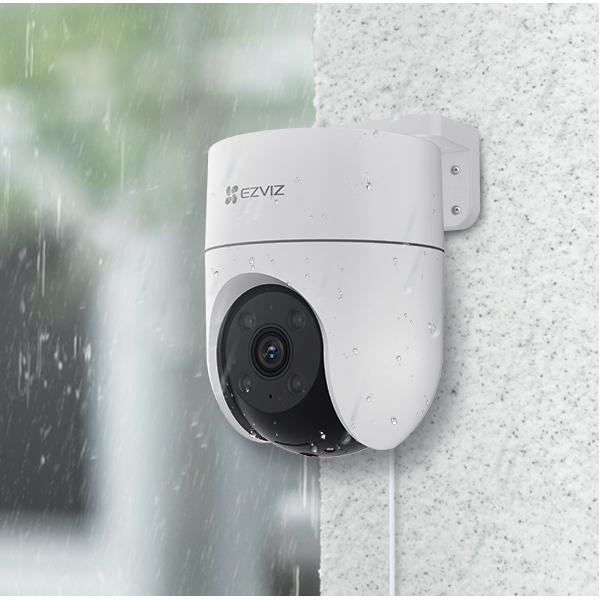 EZVIZ H8C 2K TELECAMERA DA ESTERNO MOTORIZZATA, RISOLUZIONE 3MP,WI-FI 2.4GHZ + ETHERNET. [303102601]