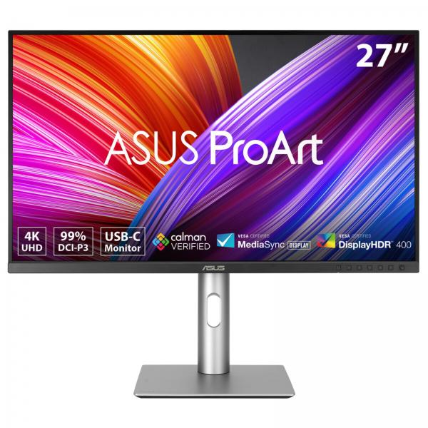 ASUS MONITOR 27 LED IPS 16:9 4K UHD, PROART, PIVOT, DP/HDMI, USB-C, CALMAN VERIFIED, MULTIMEDIALE [PA279CRV]